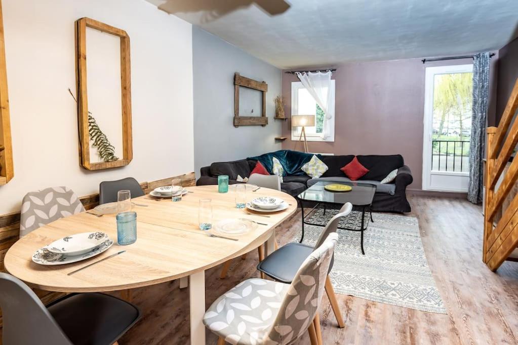 Апартаменты Duplex Cosy Et Contemporain Avec Parking Prive Амьен Экстерьер фото